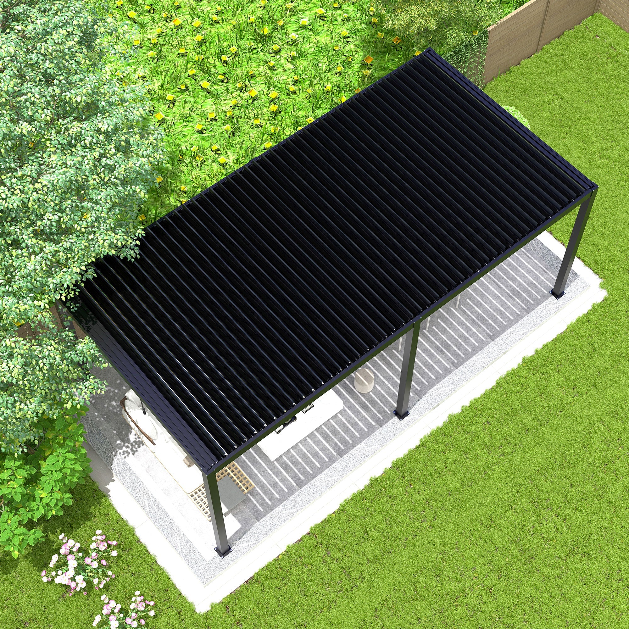 8640E Louver Pergola