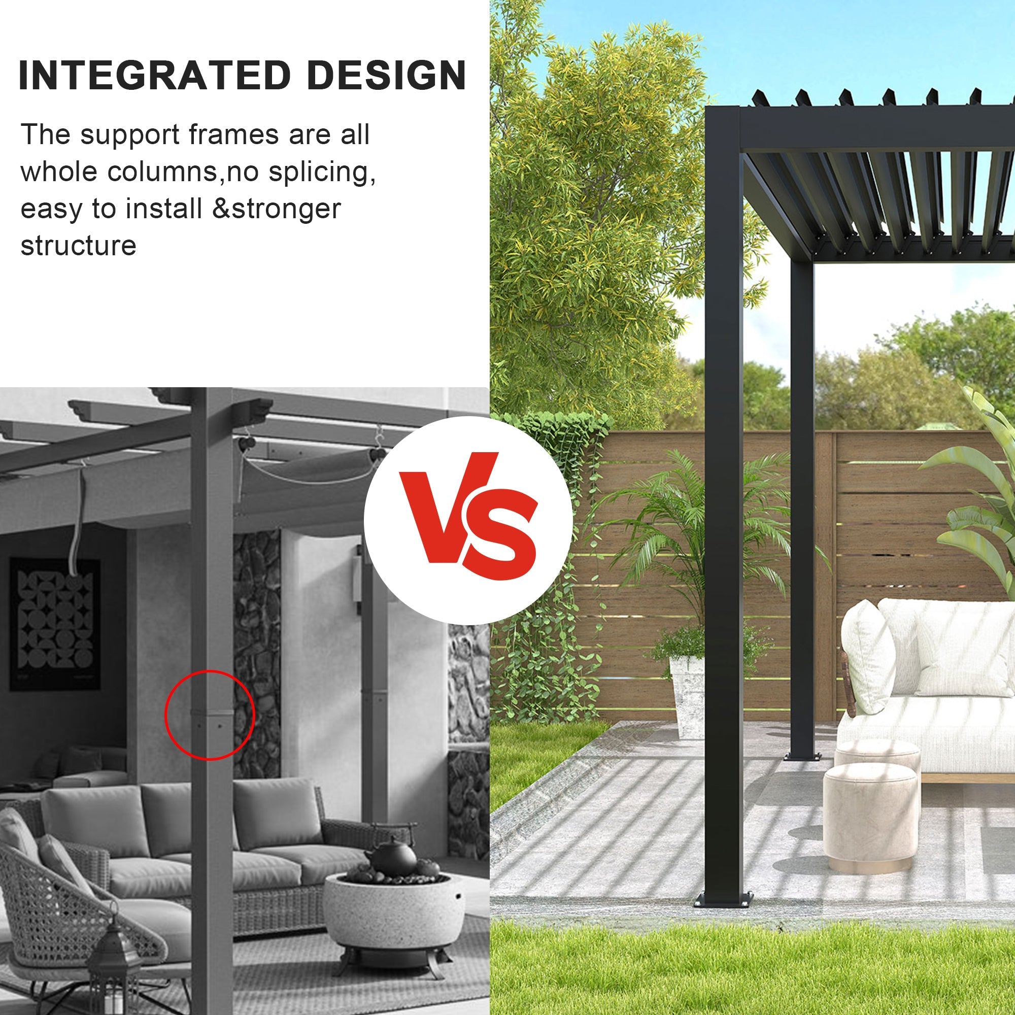 8640E Louver Pergola